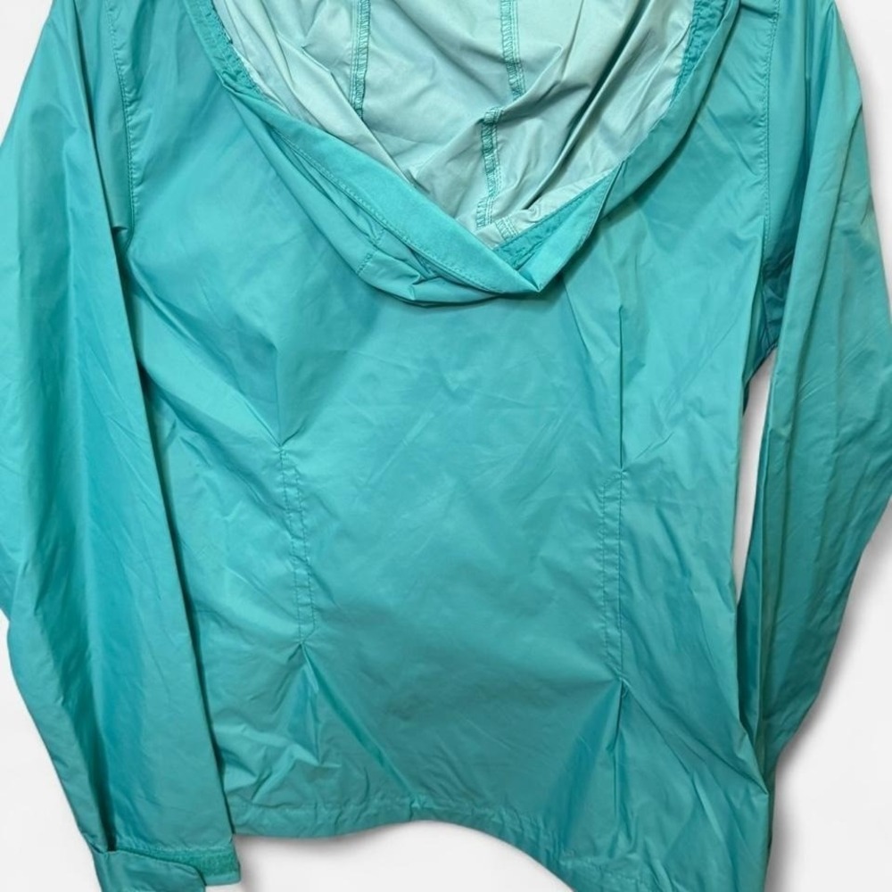 Women's Columbia Sportswear teal rain jacket windbreaker, Size Small - Picture 2 of 4